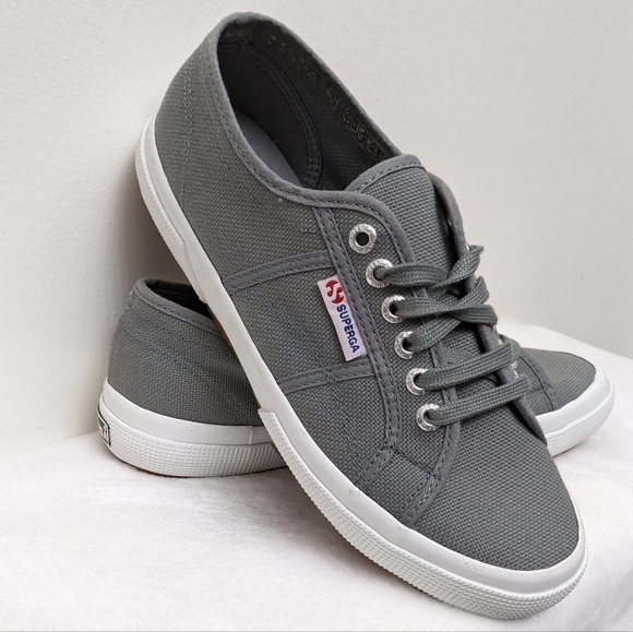 Superga Signature Style Cotu Classic Gray Sneakers New Condition - Picture 12 of 12